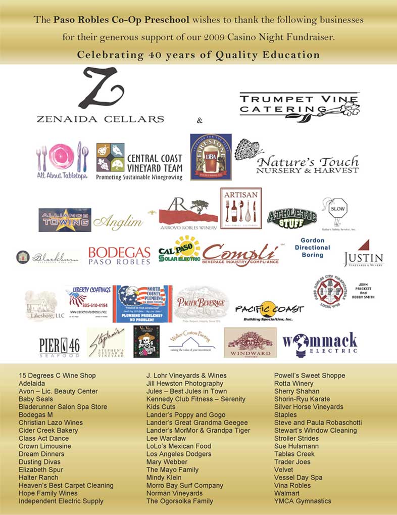 Thank You Sponsors